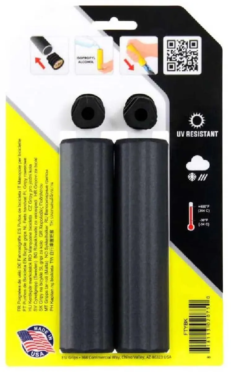 Esigrips Fatty's Fietshandvatten 130mm - Zwart - afbeelding 5 van 6