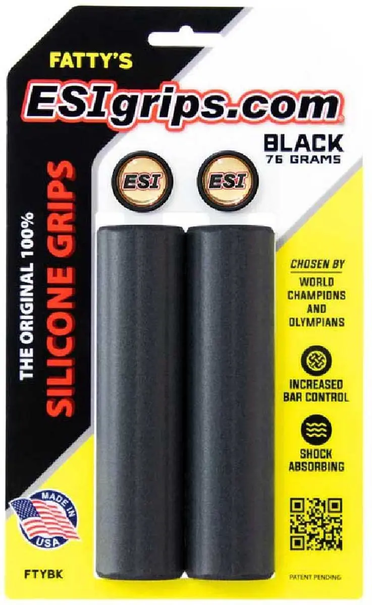 Esigrips Fatty's Fietshandvatten 130mm - Zwart - afbeelding 2 van 6
