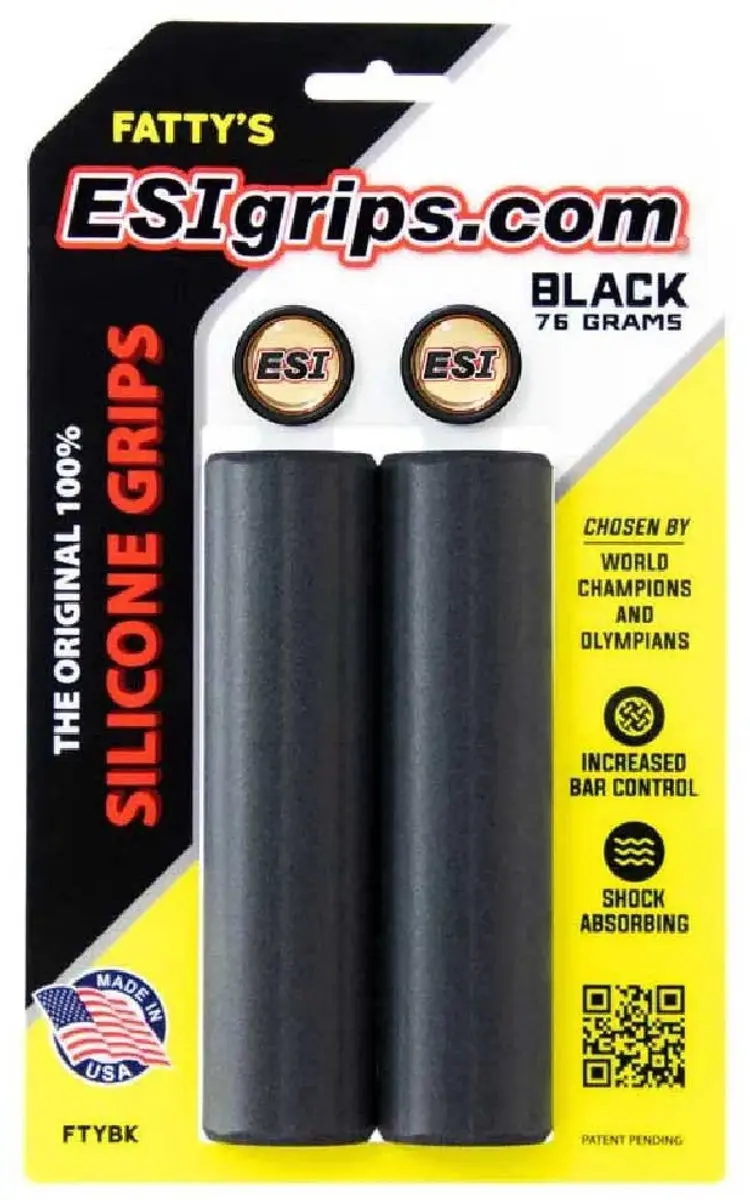 Esigrips Fatty's Fietshandvatten 130mm - Zwart - afbeelding 3 van 6