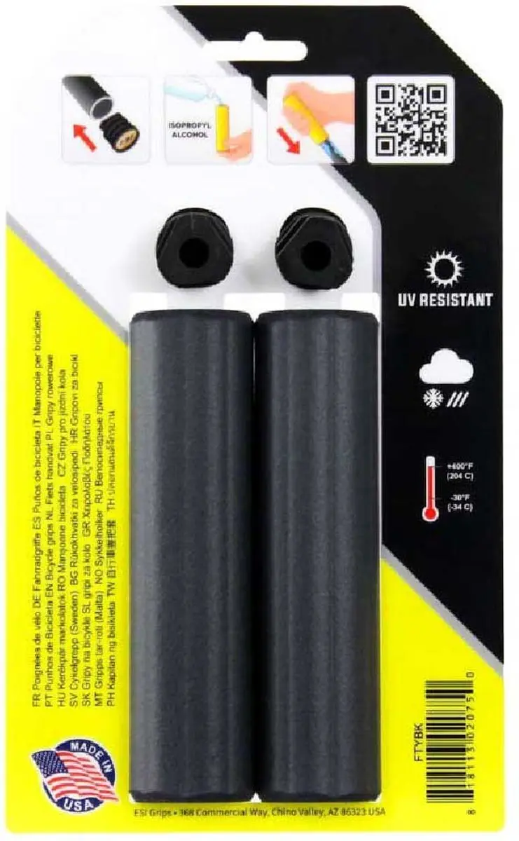 Esigrips Fatty's Fietshandvatten 130mm - Zwart - afbeelding 4 van 6