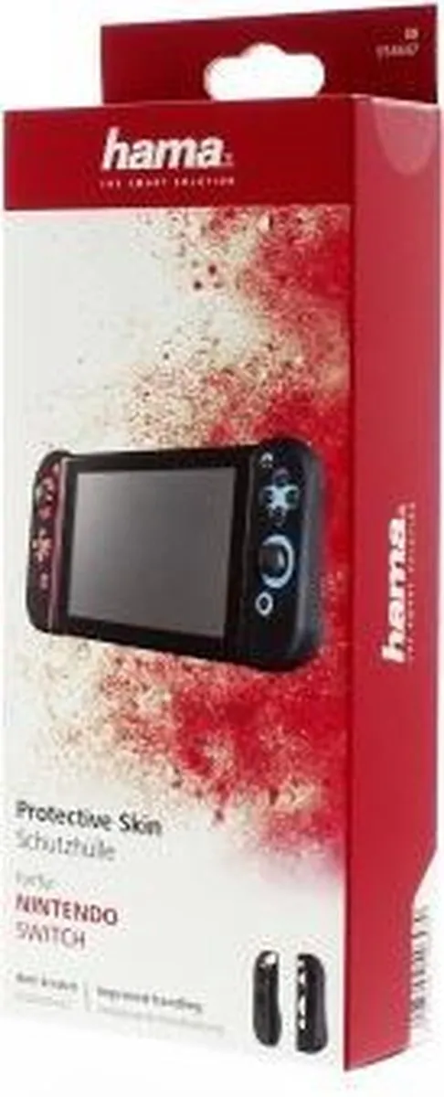 Hama Silicone Beschermhoes Joy-Con - 3 Stuks (Zwart/Rood/Blauw) - MPN 00054647