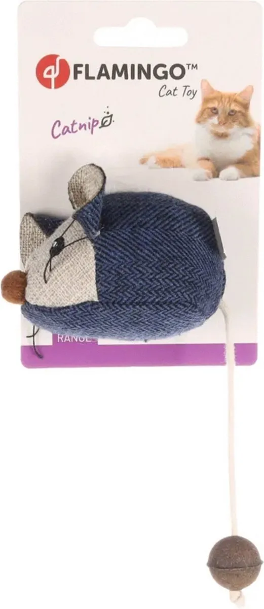 Flamingo Jeany Muis Kattenspeelgoed 18x5.7cm