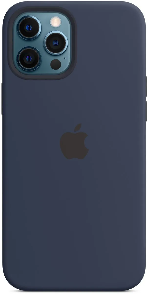 Apple Siliconenhoesje MagSafe iPhone 12 Pro Max MHLD3ZM/A - Deep Navy