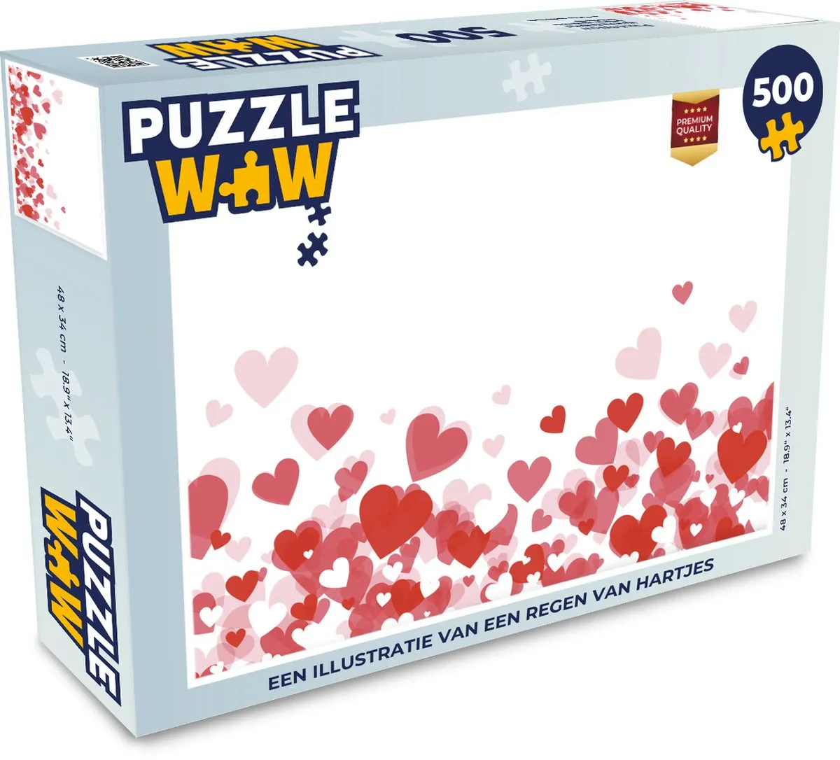 PuzzleWow Legpuzzel 500 Stuks Multicolor