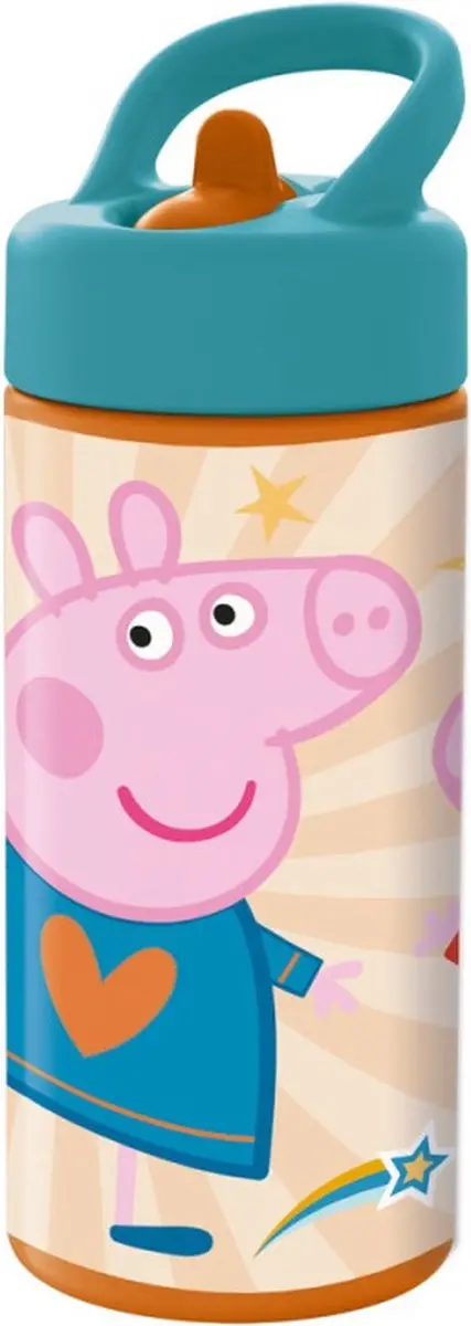 Peppa Pig drinkfles 400ml - oranje - afbeelding 4 van 4