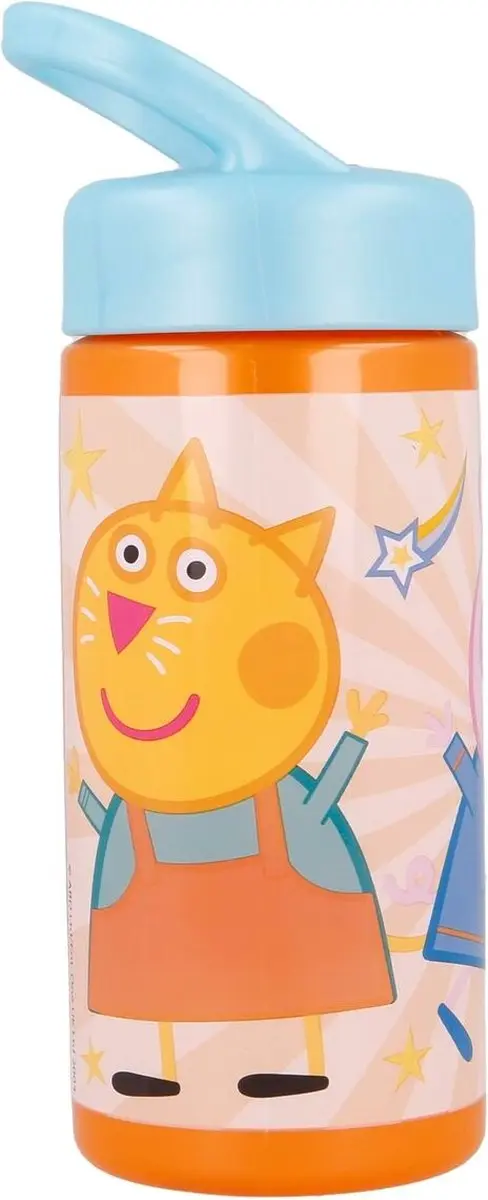 Peppa Pig drinkfles 400ml - oranje - afbeelding 3 van 4