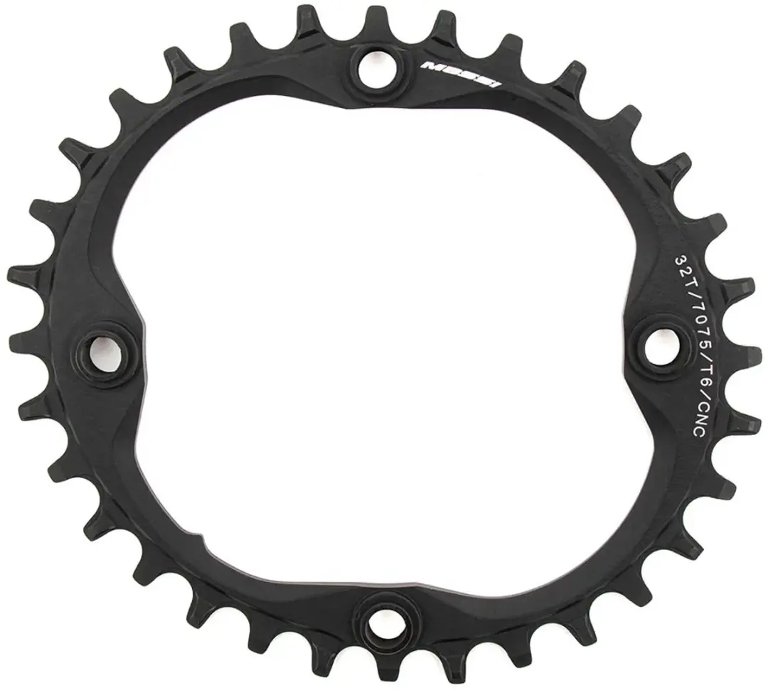 MASSI Oval 104 BCD Shimano Kettingblad 32T - Zwart - afbeelding 2 van 2