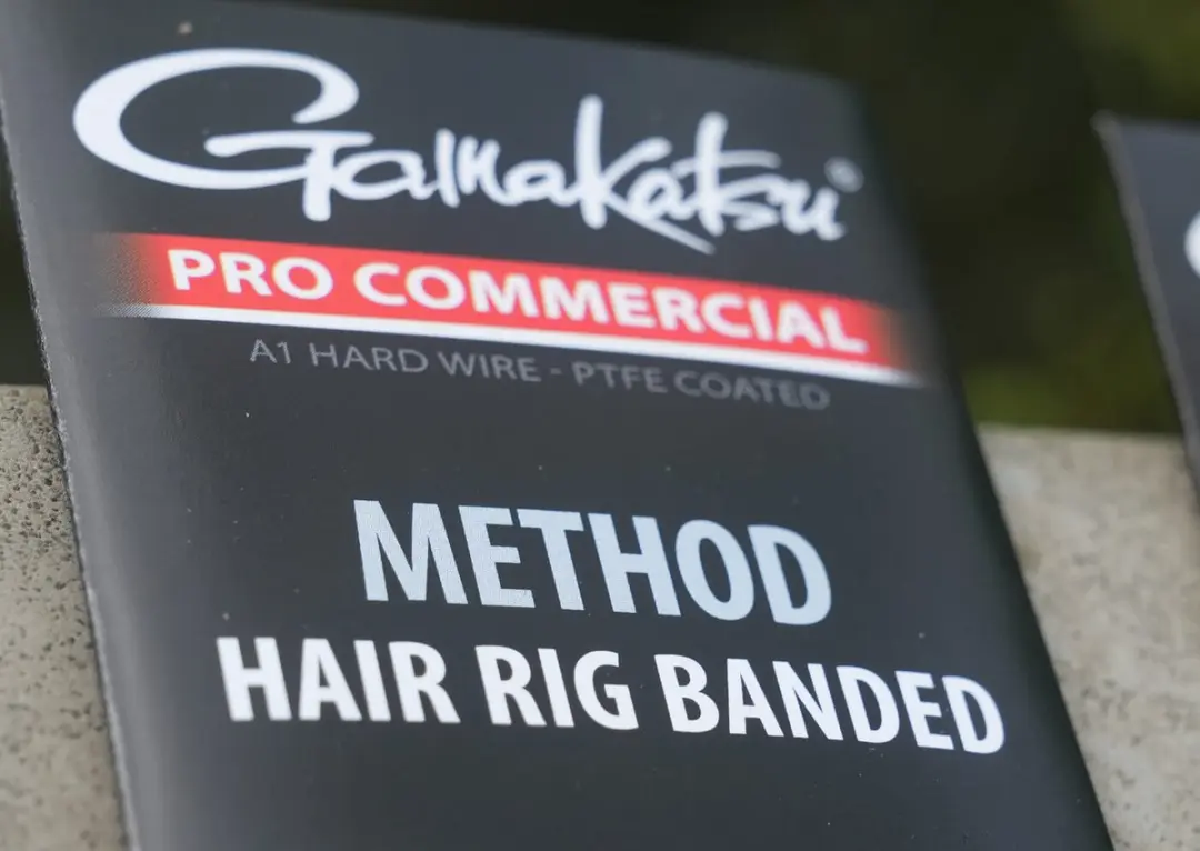 Gamakatsu Method Hair Rig Banded Barbless H16 0.17mm 10cm