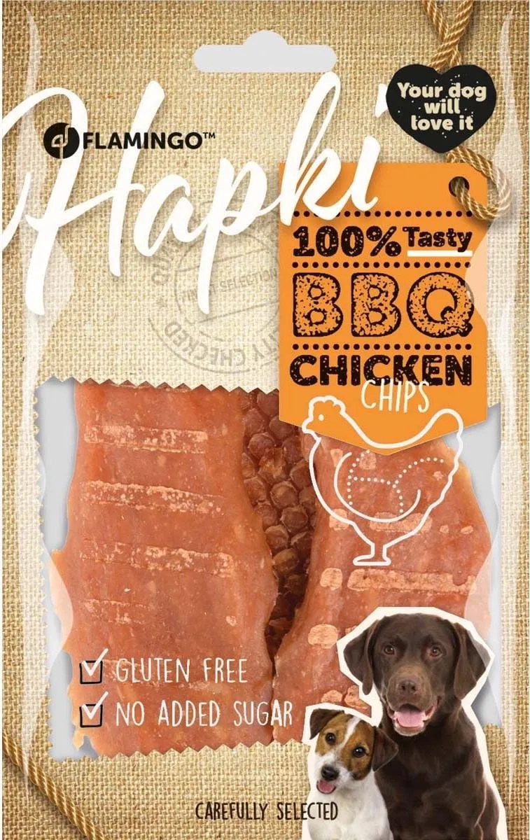 Flamingo Hondensnack BBQ Chicken 85g - 3 Stuks