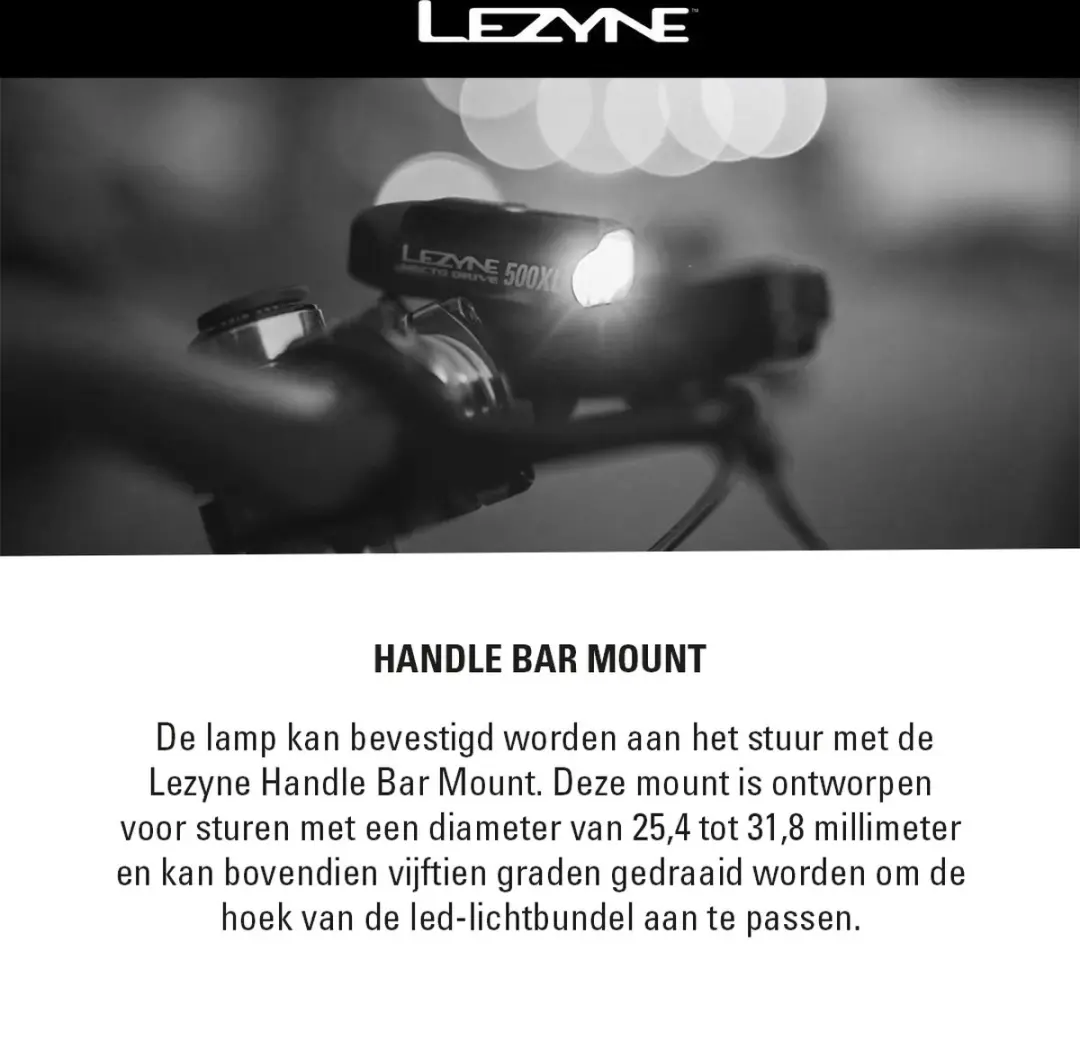 Lezyne Hecto Drive 500Lm voorlamp - afbeelding 2 van 6