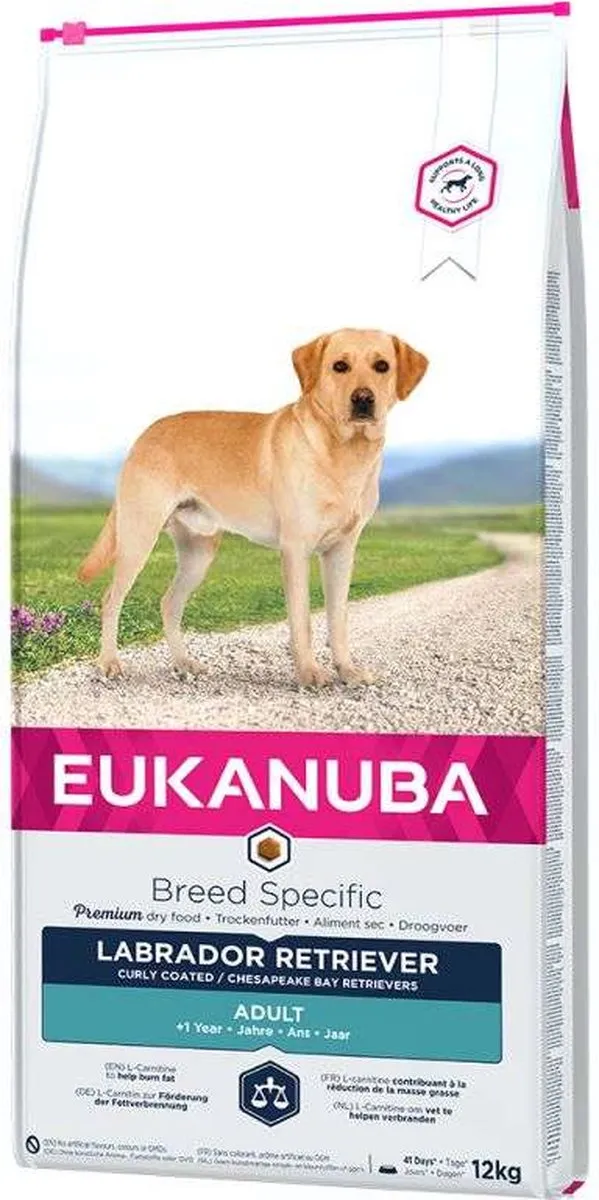 Eukanuba Labrador Retriever Hondenvoer 12kg - afbeelding 2 van 2