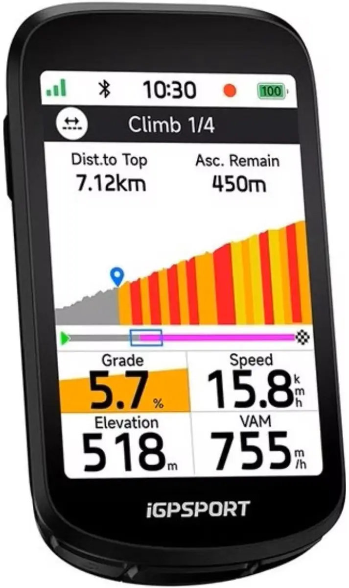 iGPSPORT BSC500 GPS fietscomputer - Zwart - afbeelding 3 van 3