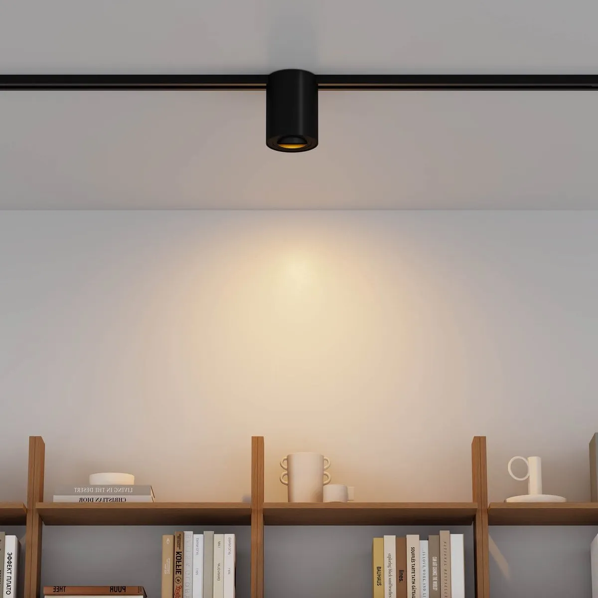 Ledvion Railspot 1-Fase Kantelbaar GU10 - Zwart