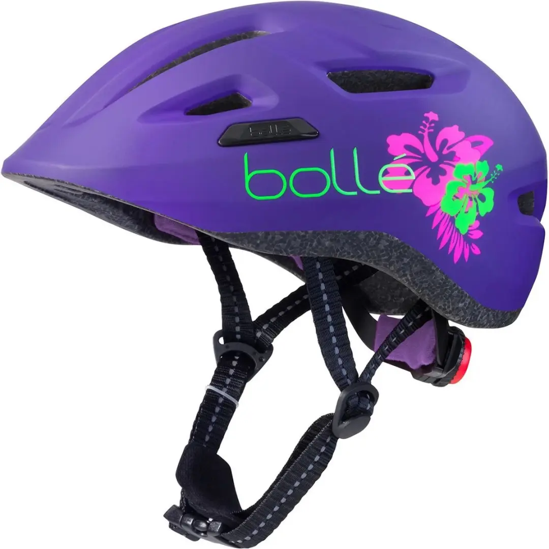 Bollé Fietshelm voor kinderen Stance Junior 47-51 Cm Paars/groen Kinderfietshel