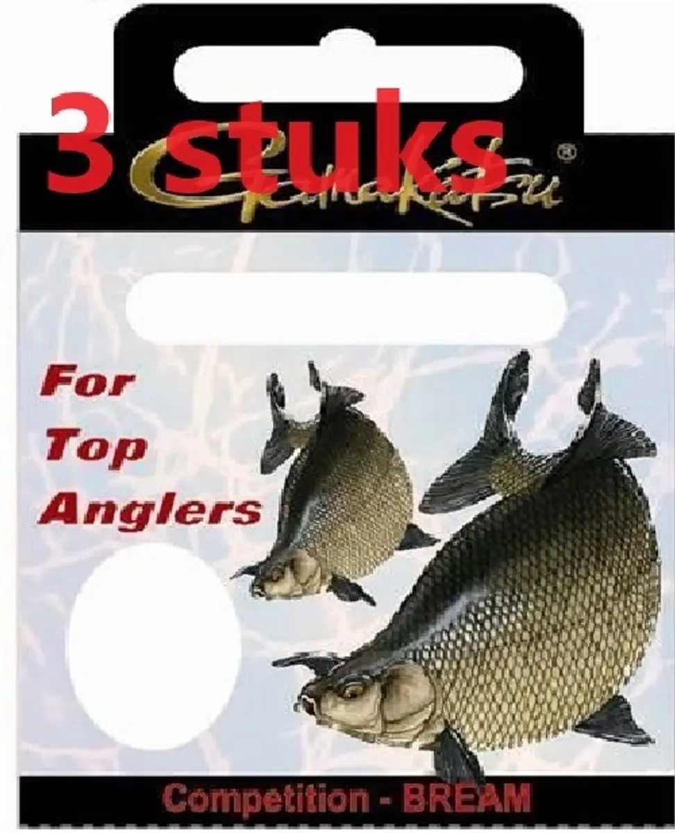 GAMAKATSU HOOK BKS-1100B BREAM 22CM COMP Lijn: 0.14 Haak:10