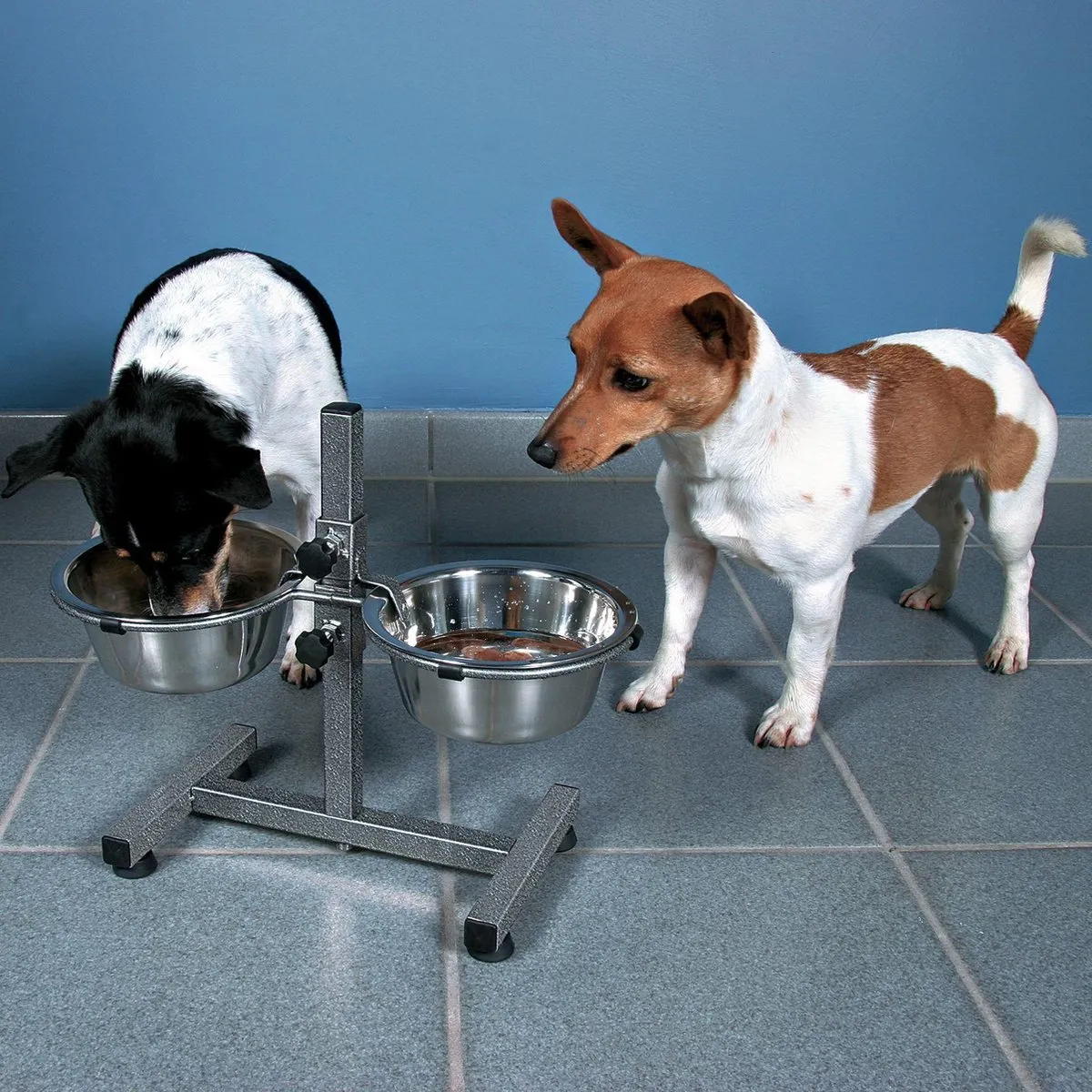 Trixie Voerstandaard 0,75L - 15cm - Grijs