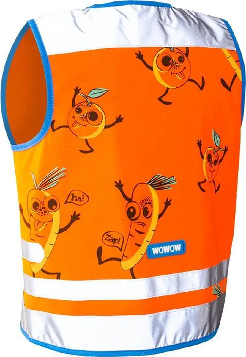 Wowow Comic Veggie Kids Weste oranje XS - afbeelding 2 van 2