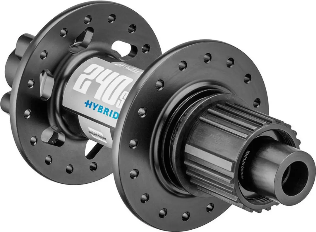 Dt Swiss 240 Classic 6b Hybrid System 24 Shimano Micro Spline Achternaaf Zwart,G