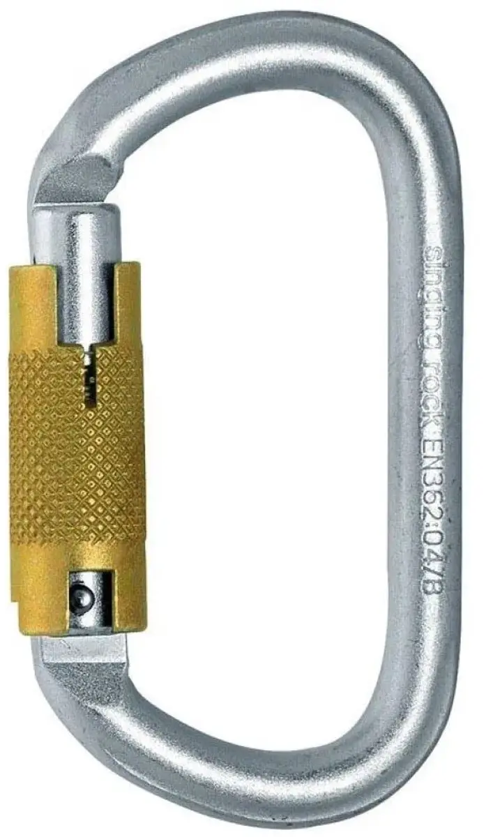 Singing Rock Oval Steel karabiner Triple Lock - afbeelding 3 van 3