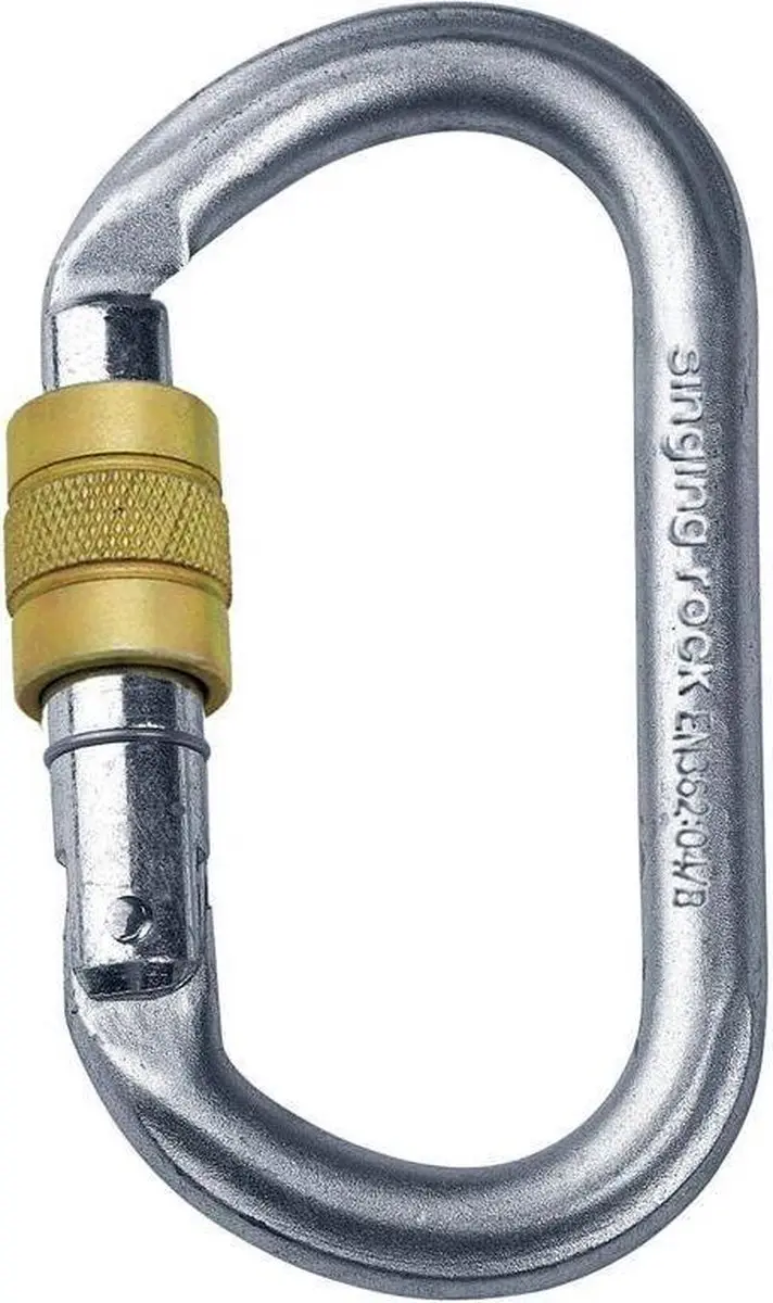 Singing Rock Oval Steel karabiner Triple Lock - afbeelding 2 van 3