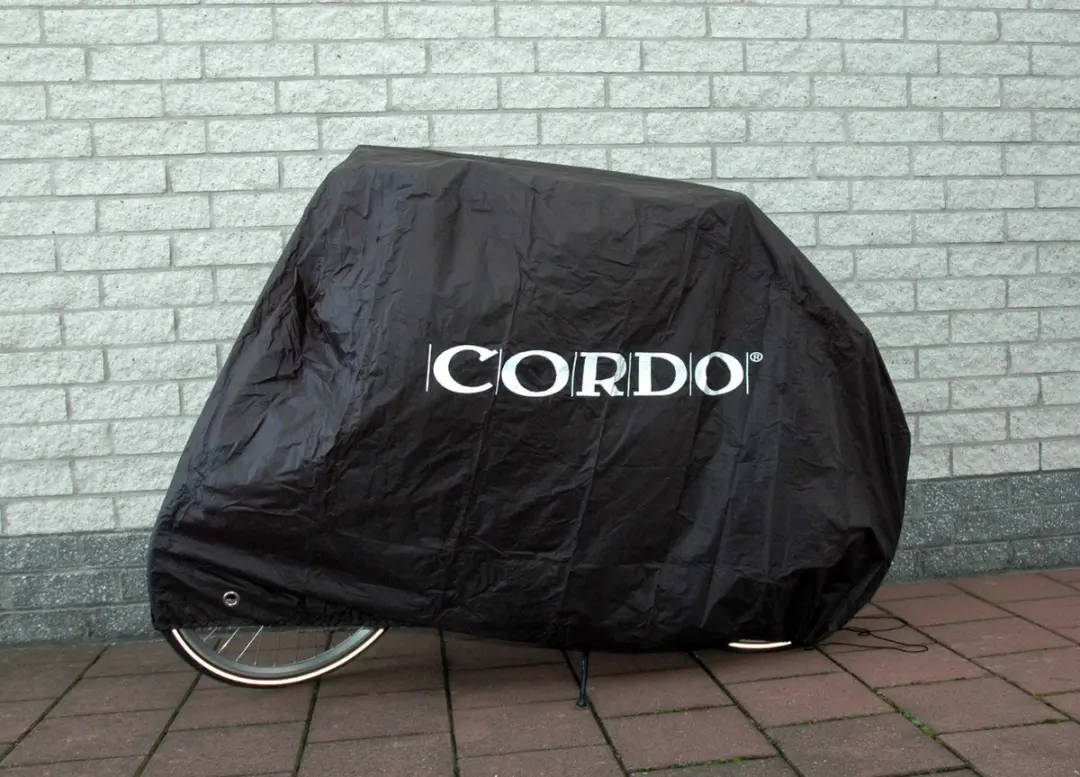 Cordo Fietsdek 2 fietsen Zwart 130cm