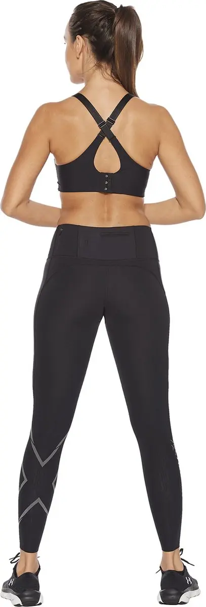 2XU Light Speed Mid-Rise Compressie Panty Zwart - afbeelding 6 van 6