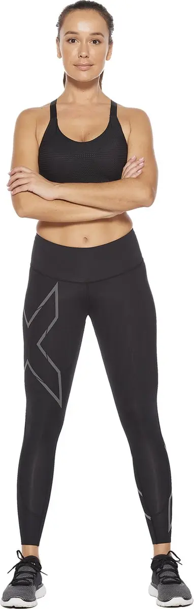 2XU Light Speed Mid-Rise Compressie Panty Zwart - afbeelding 4 van 6