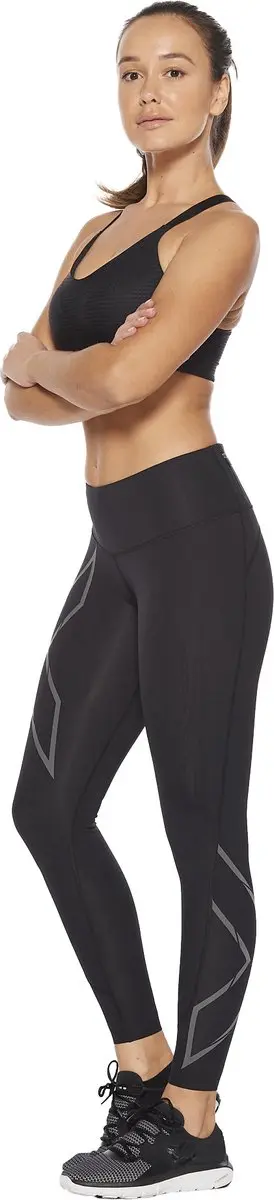 2XU Light Speed Mid-Rise Compressie Panty Zwart - afbeelding 5 van 6