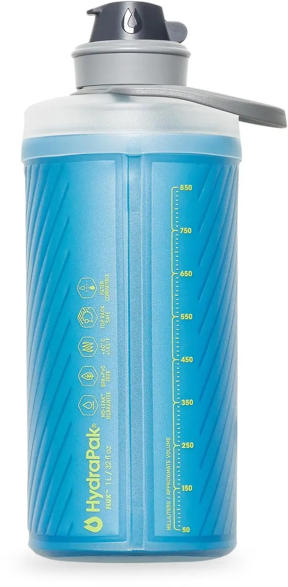 Hydrapak Flux 1.0L drinkfles Tahoe Blue