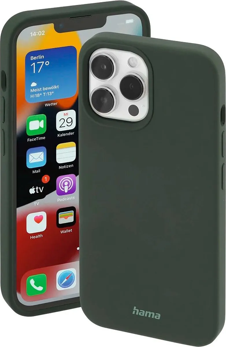 Hama MagCase Finest Feel Pro 00196988 - iPhone 13 Pro Max Hoes - Groen