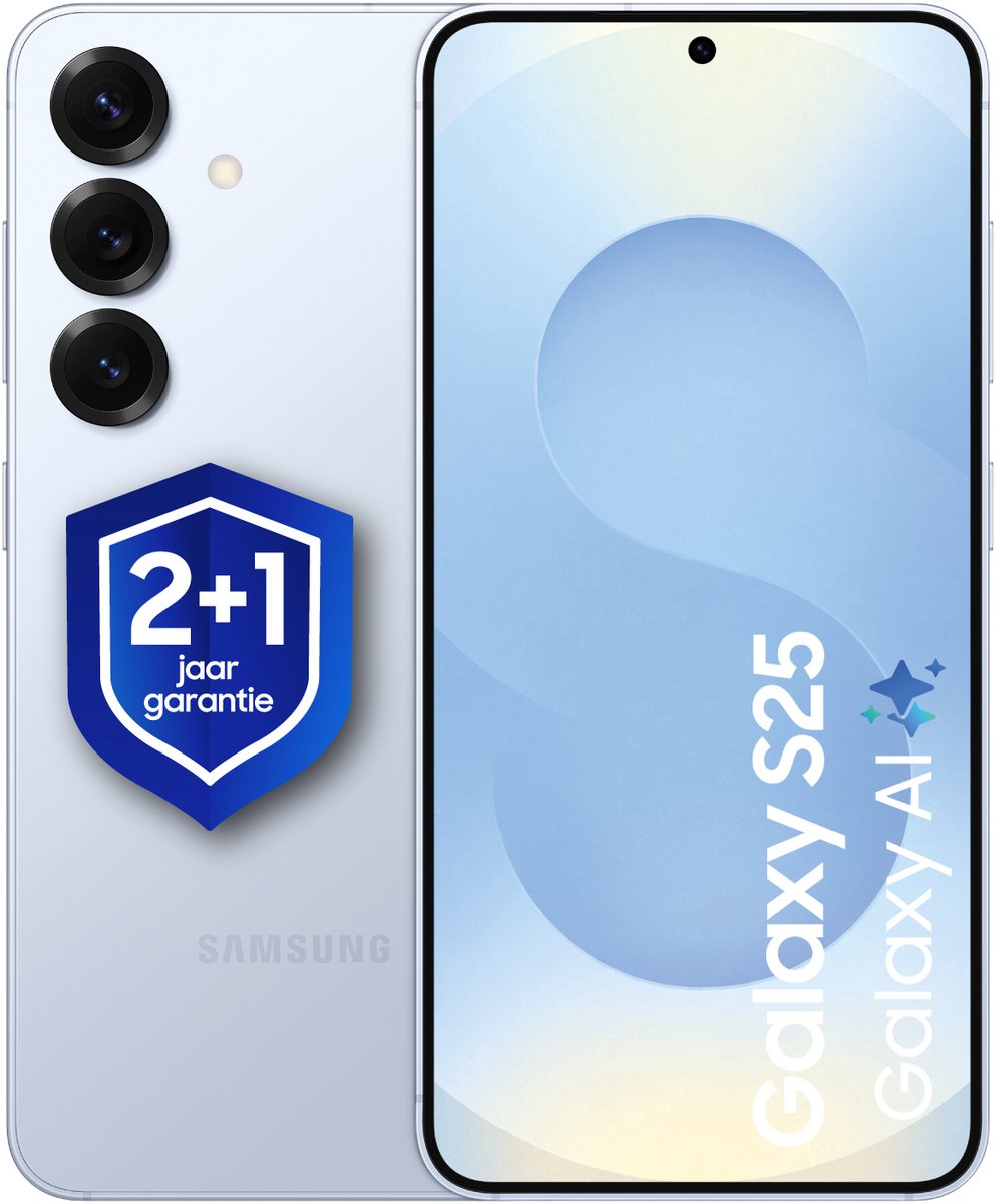 Samsung Galaxy S25 5G - 128GB - Icy Blue + 1 jaar extra garantie