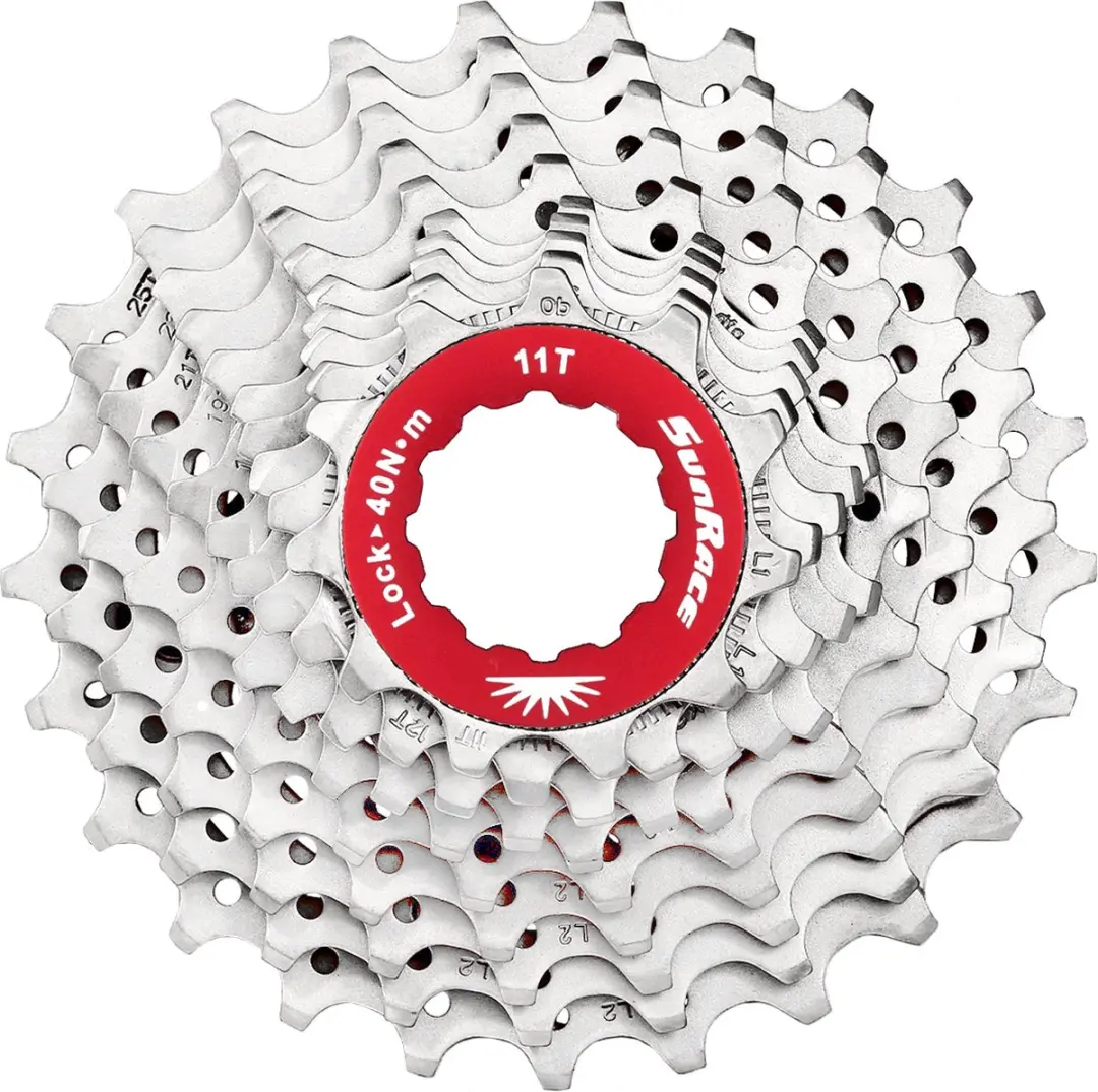 Sunrace CSRX0 10-speed cassette 11-25T - Zilver - afbeelding 4 van 6