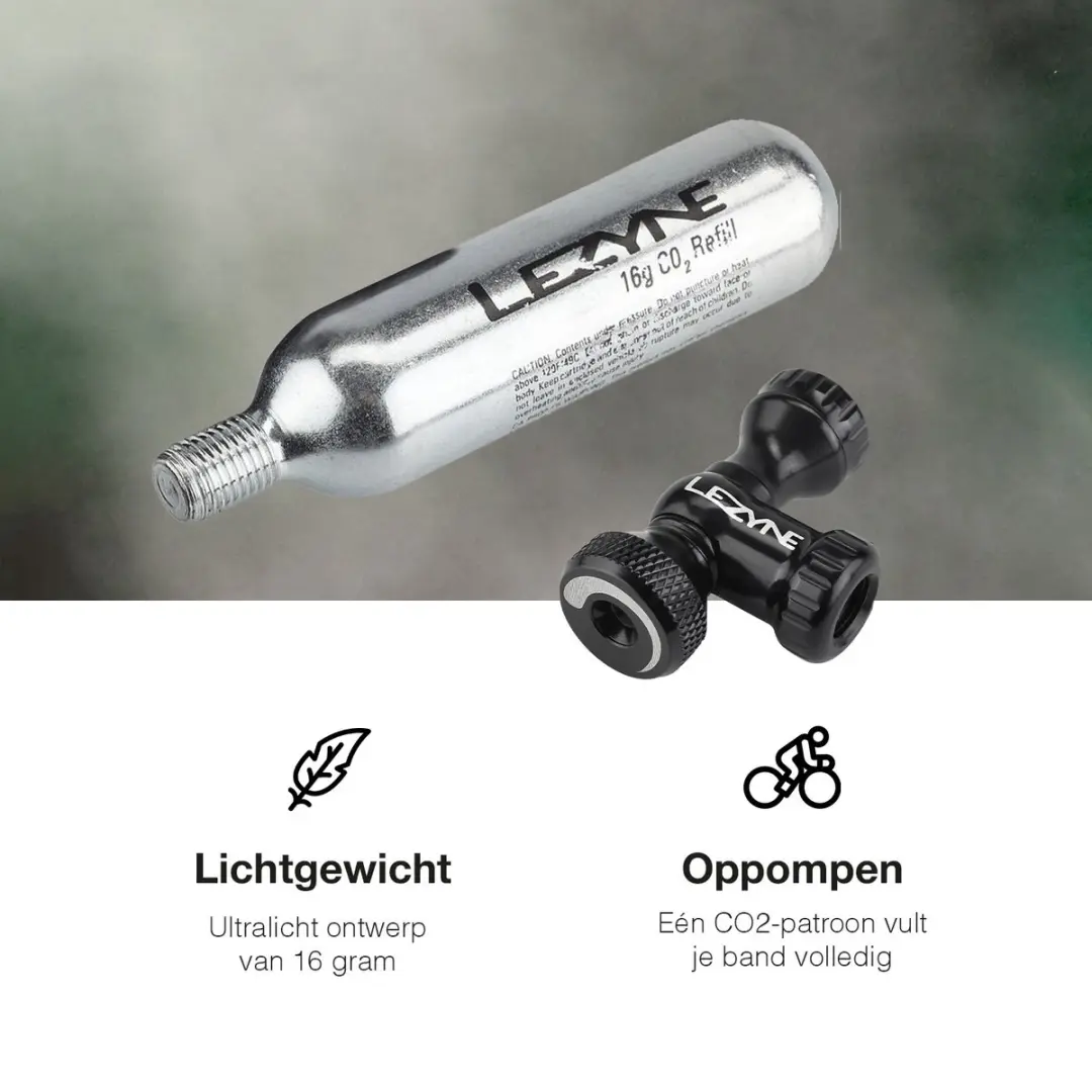 Lezyne Control Drive CO2 Inflator 16g - afbeelding 2 van 6