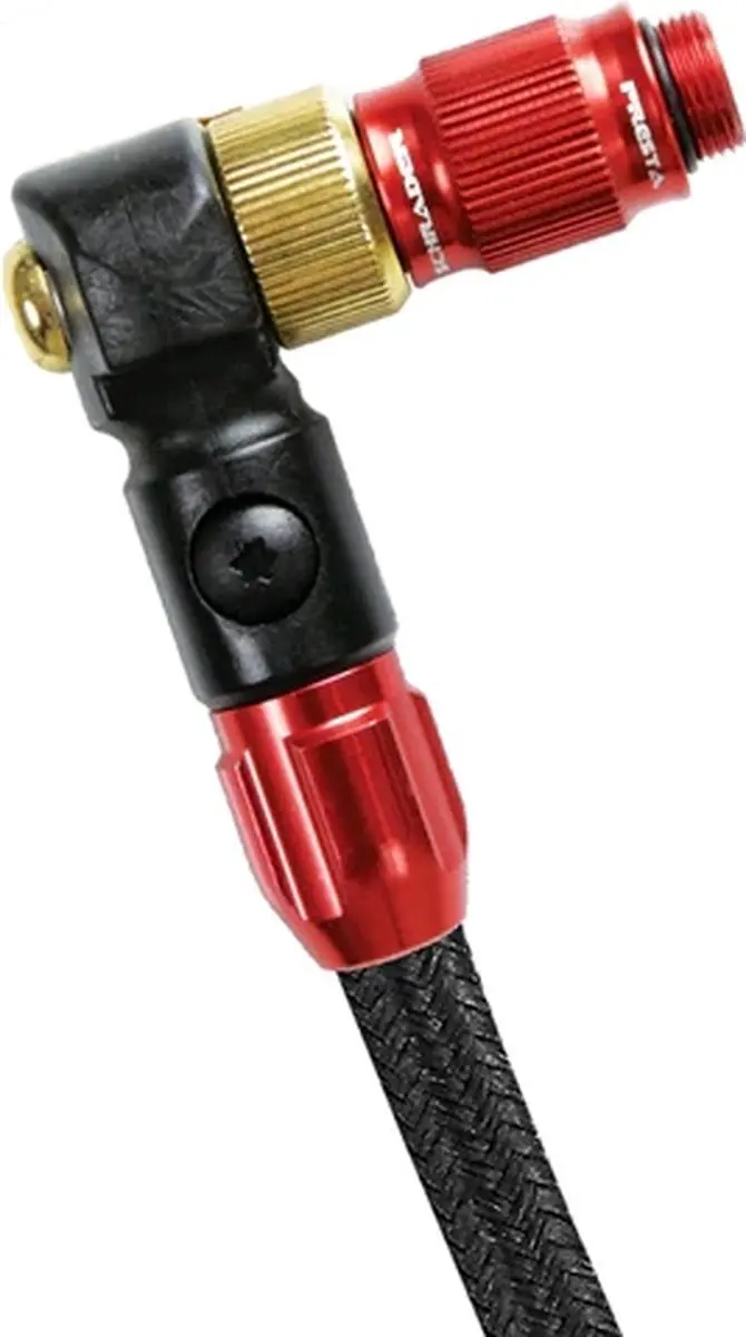 Lezyne Chuck ABS-1 PRO HP fietspomp - Rood - afbeelding 3 van 6