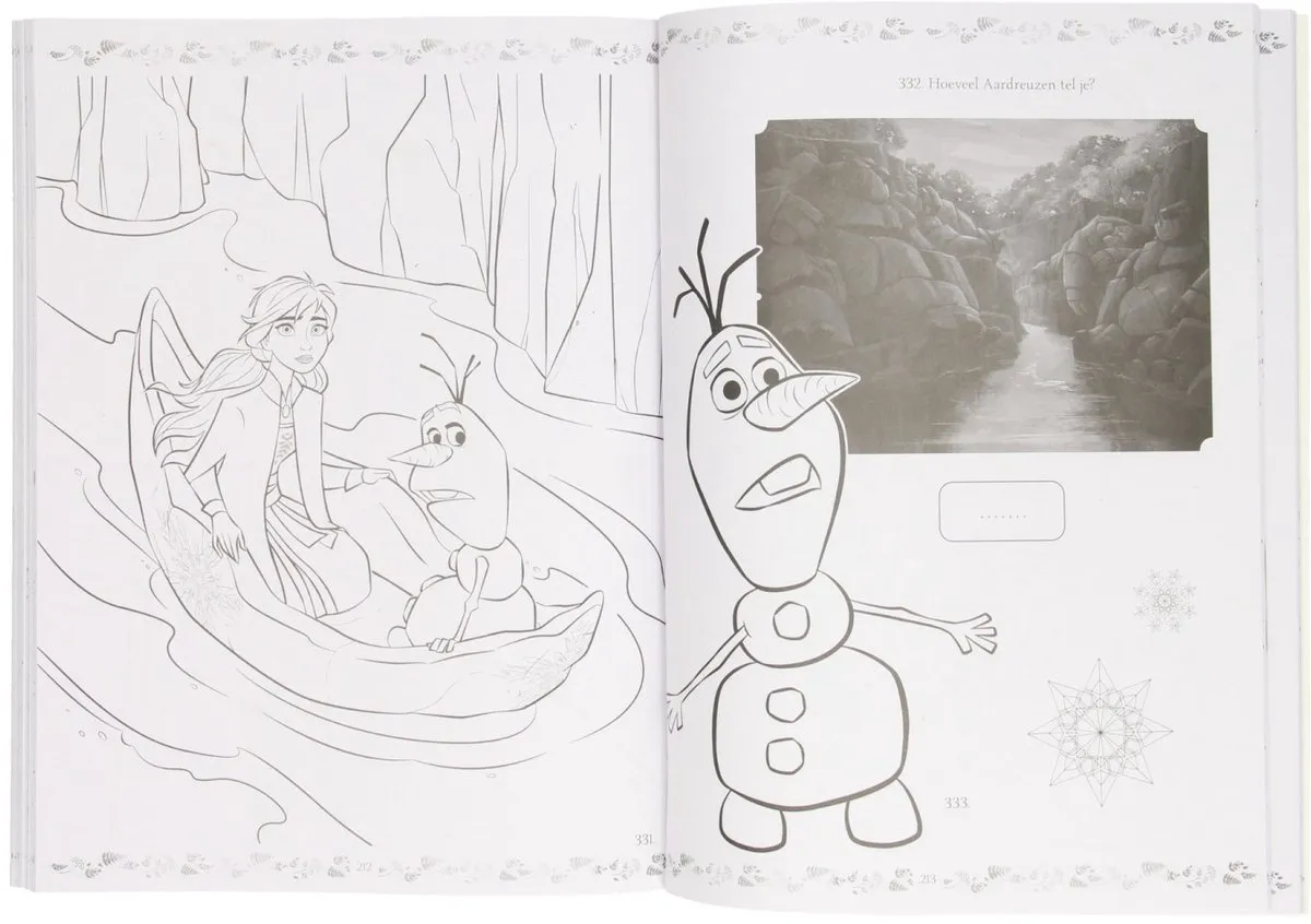 Disney Frozen Kleur- & Spelletjesboek 365 Activiteiten A4