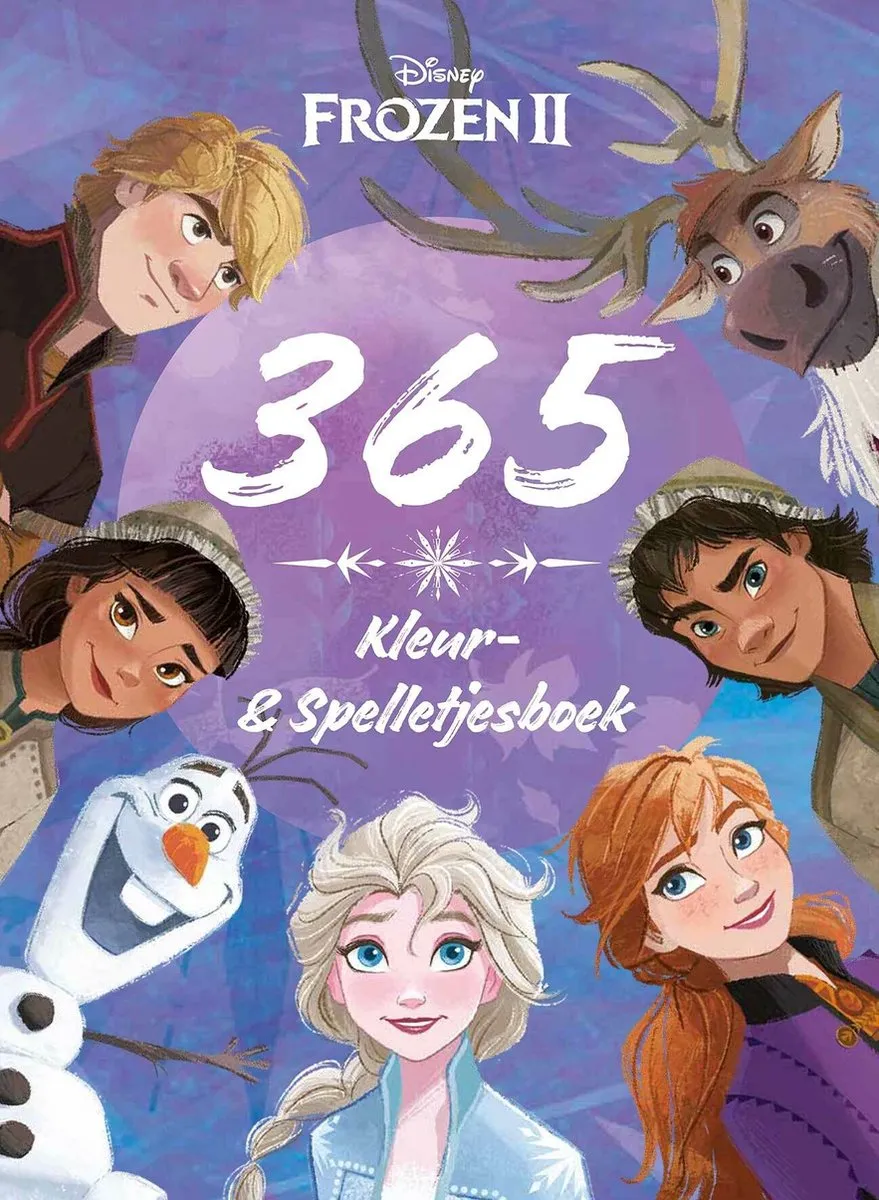 Disney Frozen Kleur- & Spelletjesboek 365 Activiteiten A4