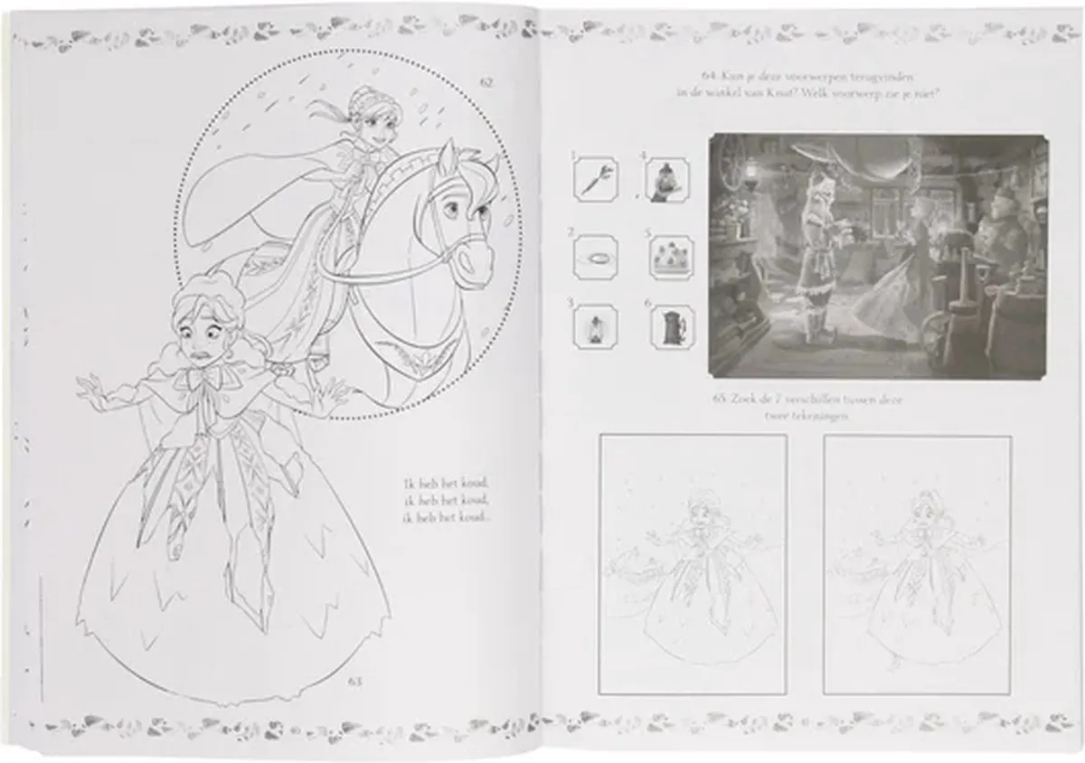 Disney Frozen Kleur- & Spelletjesboek 365 Activiteiten A4