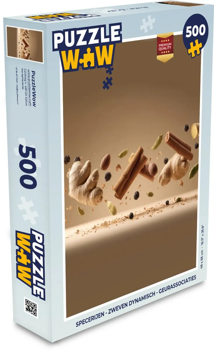 PuzzleWow Specerijen Puzzel 500 Stuks