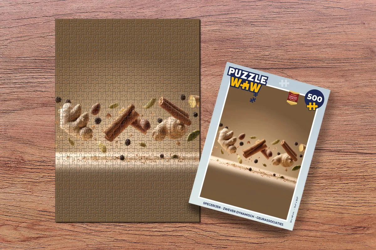 PuzzleWow Specerijen Puzzel 500 Stuks - Multicolor