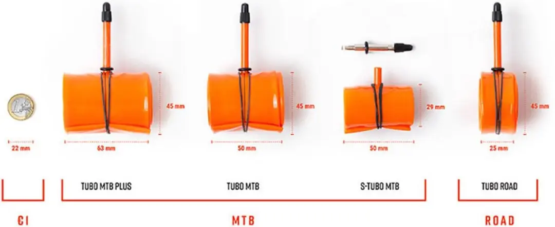 Tubolito Tubo Binnenband MTB 27,5" Oranje - afbeelding 2 van 6