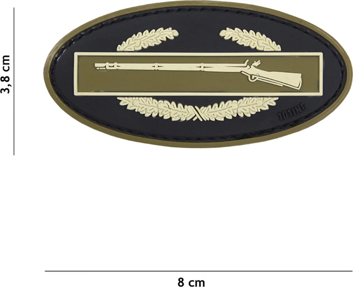 101 Inc Embleem 3D PVC Infantry Coyote 17038