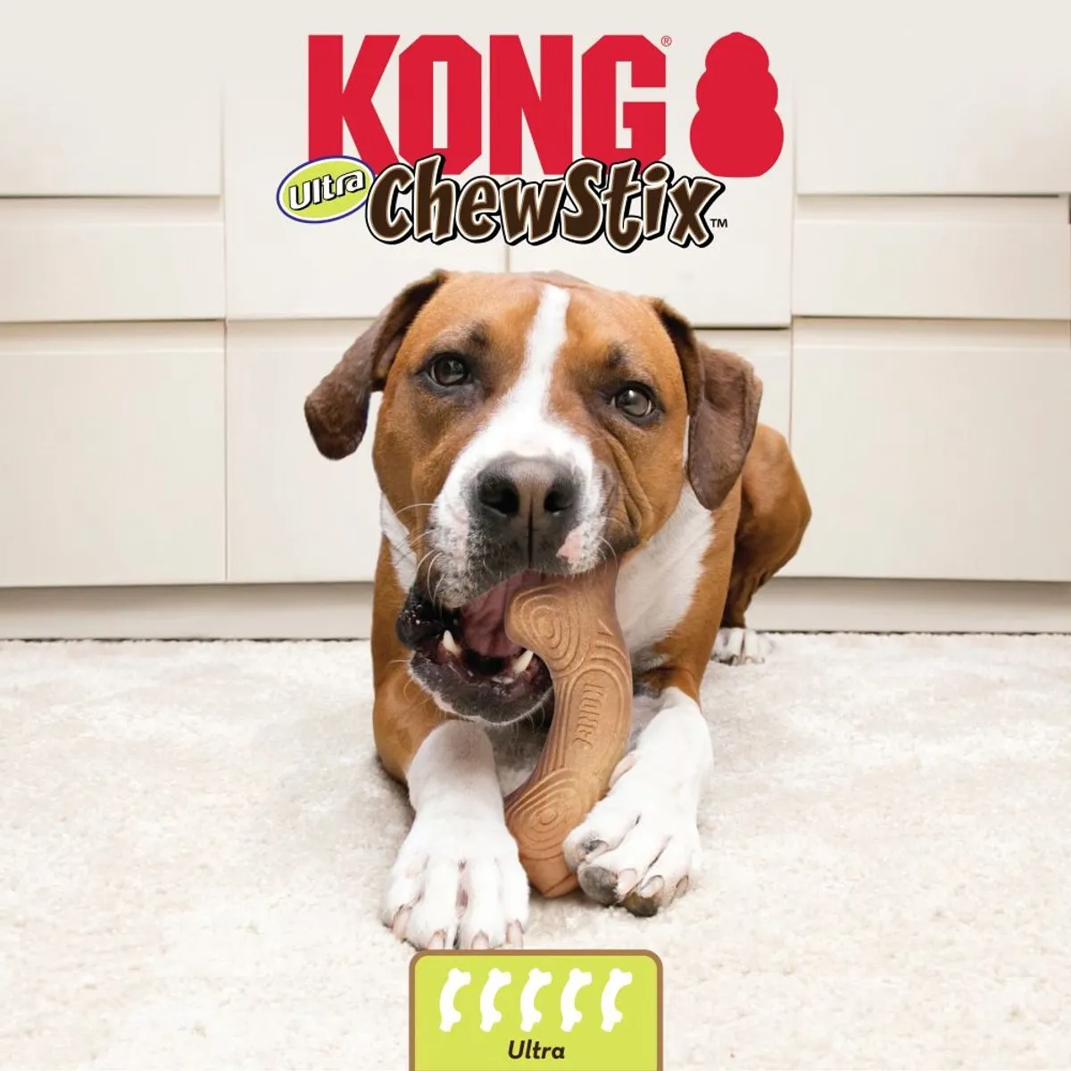KONG Chewstix Stok - 18x9,5x5cm Bruin