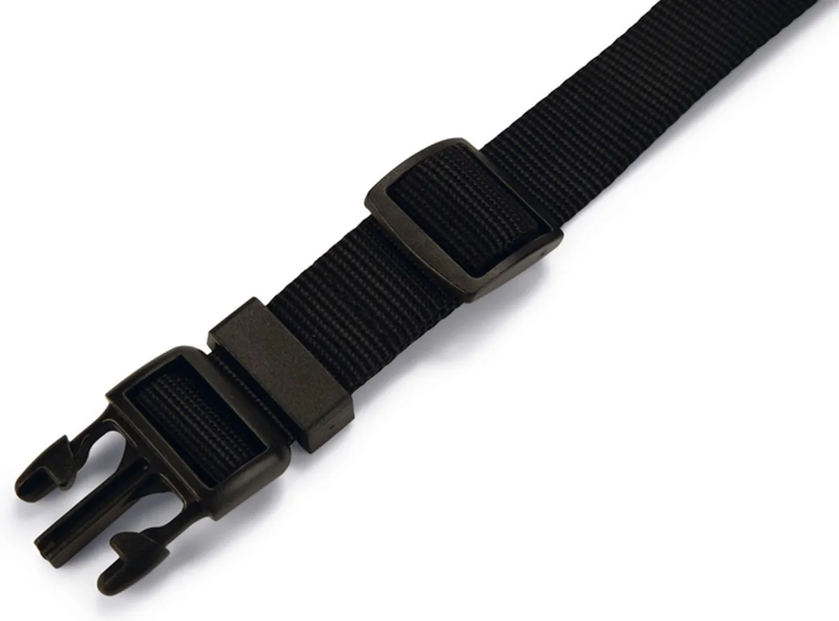 Beeztees Parinca Hondenhalsband - Zwart 50-55cm