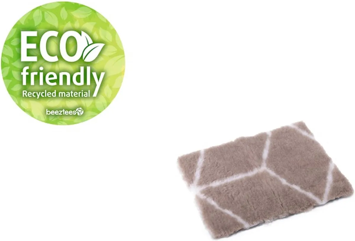 Beeztees Eco Vetbed Bench Beige/Wit 49cm