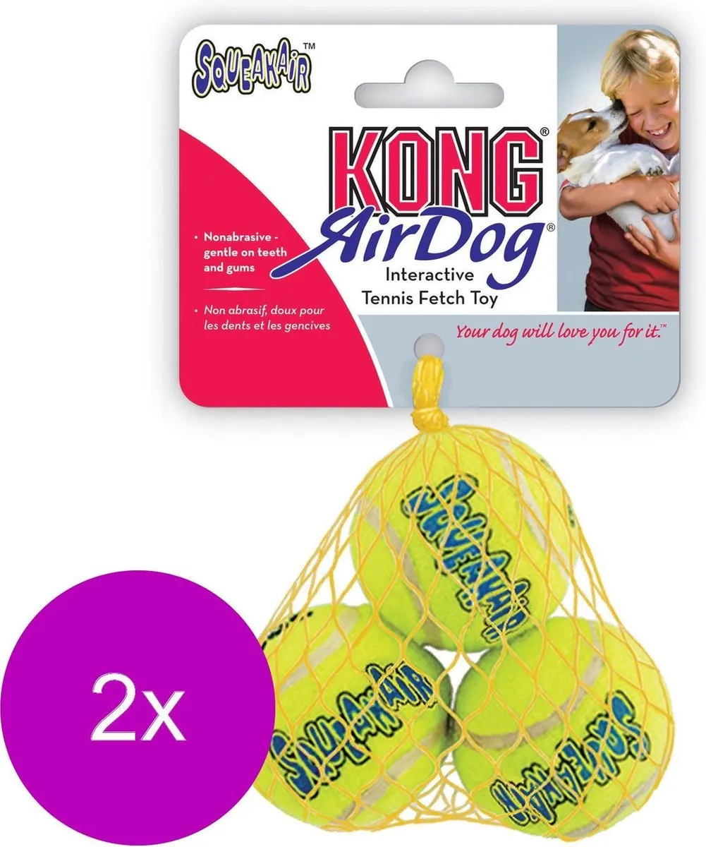 KONG Air Tennisbal Small - 3 Stuks