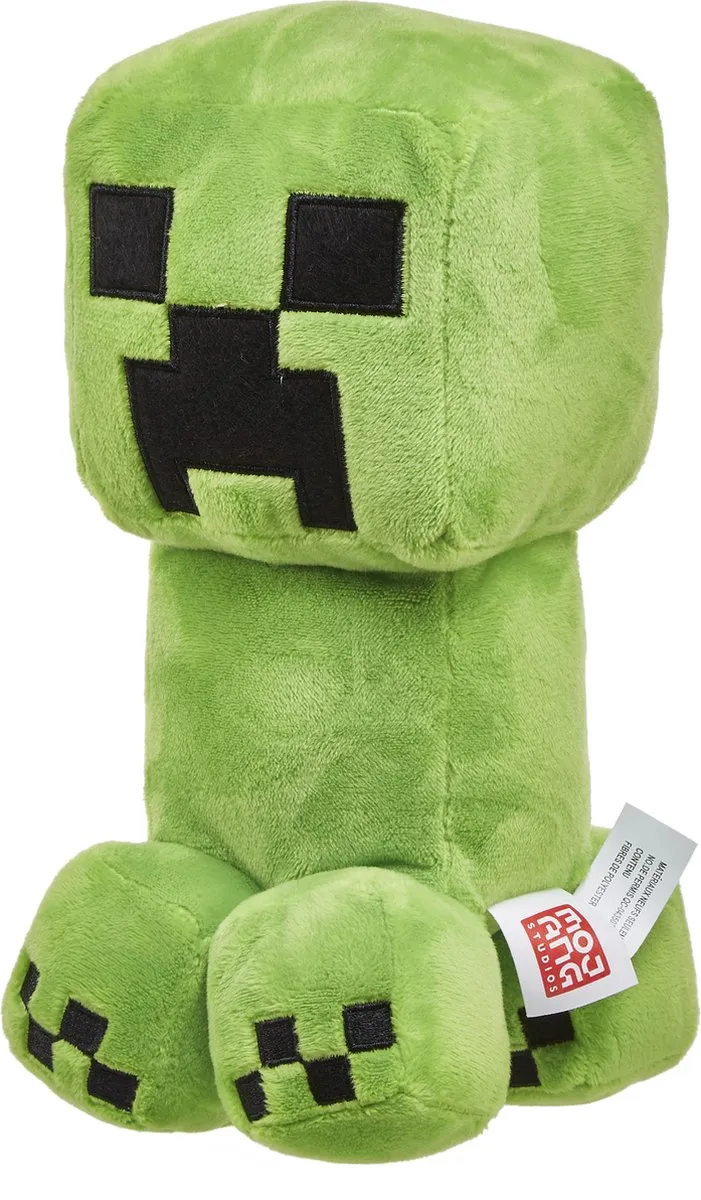 Minecraft Pluche Creeper 23cm - Groen