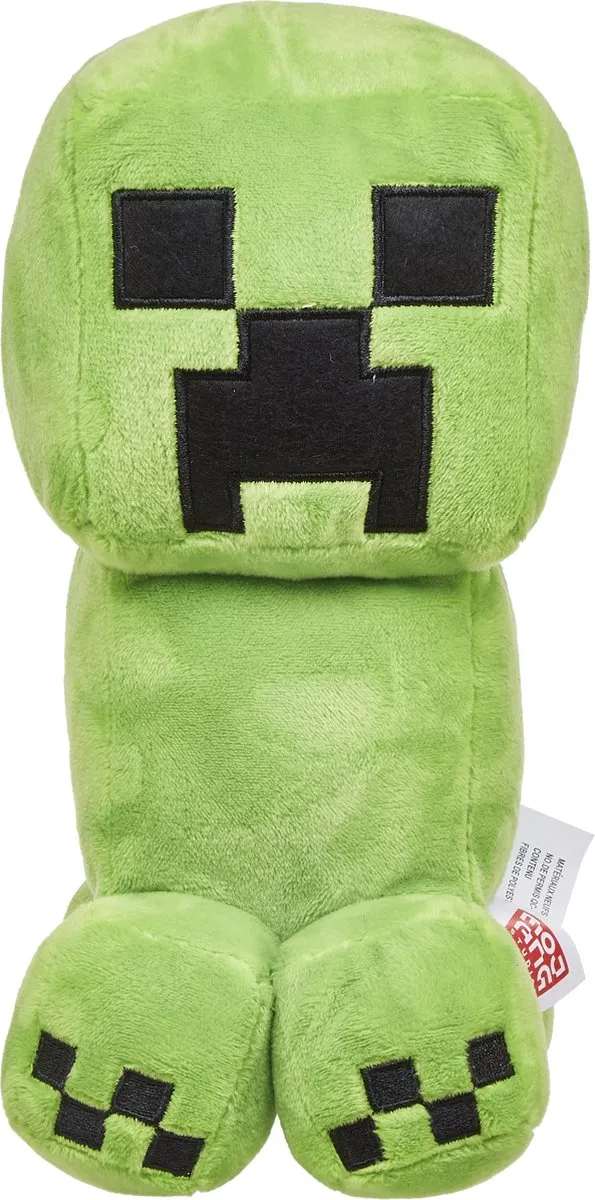 Minecraft Pluche Creeper 23cm - Groen