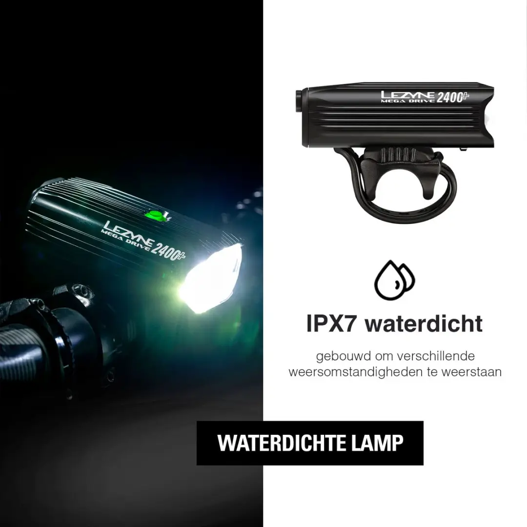 Lezyne Mega Drive 2400+ Koplamp - afbeelding 5 van 6
