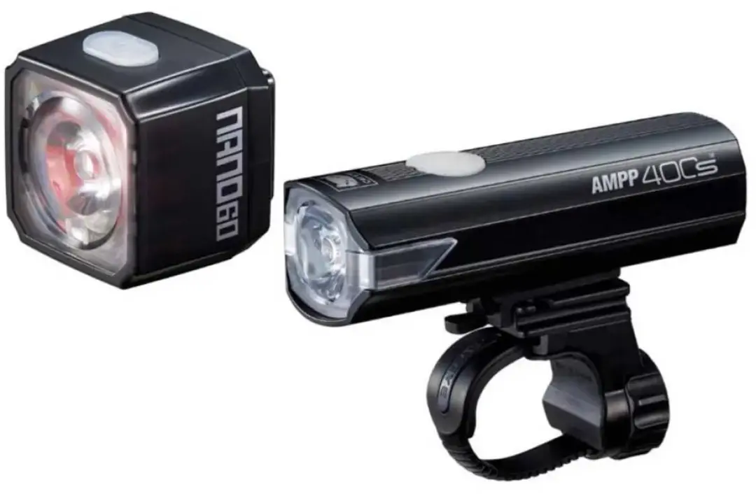 Cateye AMPP400S & NANO60 Fietslampset Zwart - afbeelding 3 van 3