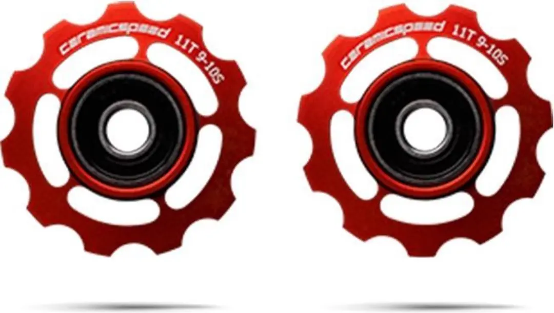 Ceramicspeed Derailleurwieltje Shimano 11S Alloy Rood